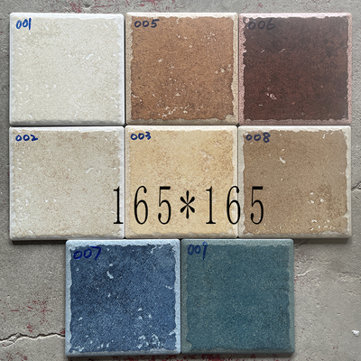 165*165美式地砖复古田园土黄