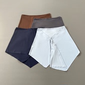 可拆卸一片式 裙气质韩版 防尴尬显瘦运动普拉提防走光半身裙 裤 新款