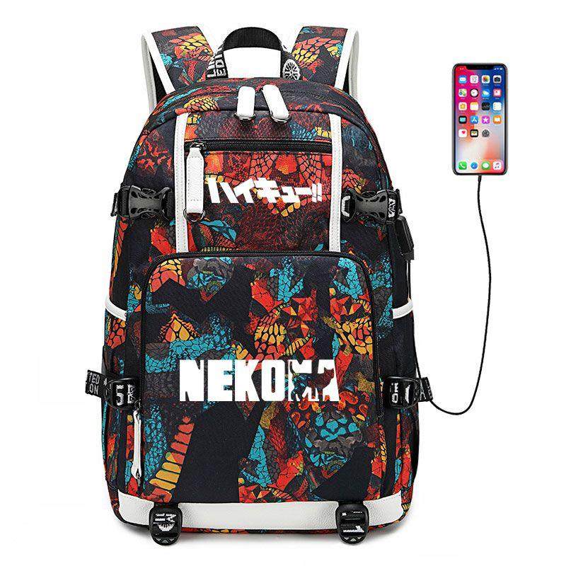 2024排球少年书包日向翔阳影山飞雄乌野动漫周边学生双肩背包电脑