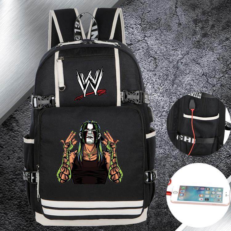 热卖WWE美摔约翰塞纳闪电拳书包休闲户外男女学生青年双肩背包电