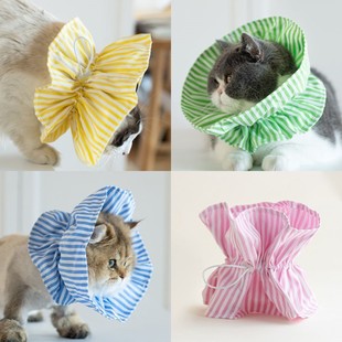 伊丽莎白圈狗狗脖套猫咪绝育驱虫防舔宠物围脖可爱项圈饰品