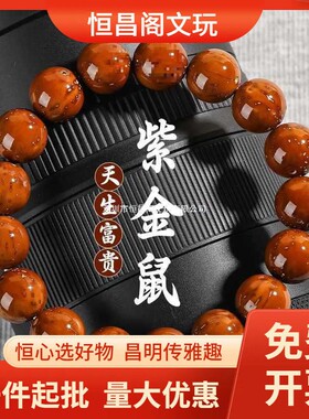 2026厂家包邮源头紫金鼠光珠菩提子正圆毕业级精挑老料佛珠念