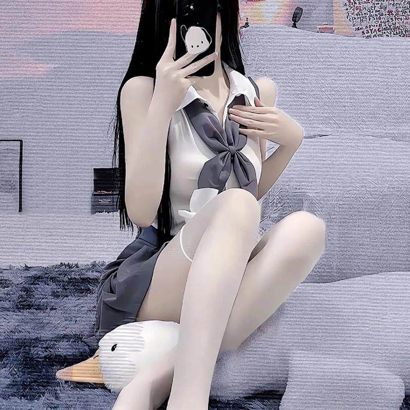 性感擦边套装制服情取内衣套装情却套装性感床上大尺度血滴子黑丝