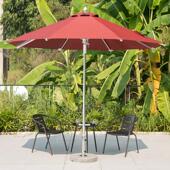 远茂户外中柱伞铝合金室外大遮阳伞庭院遮阳伞广告印刷摆摊桌椅伞