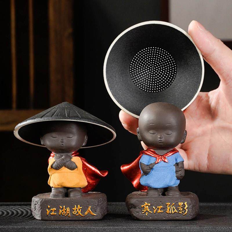 创意紫砂茶宠摆件茶滤茶叶过滤网茶漏茶隔滤茶器功夫茶具茶道配件,餐饮具,茶宠摆件,淘宝优惠券,粉丝福利购,淘宝优惠卷