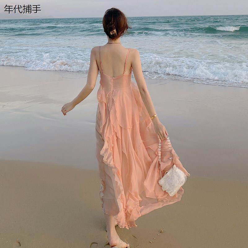 海边度假洋装适合三亚绝美小裙拍照好看的裙子沙滩裙女夏季仙女