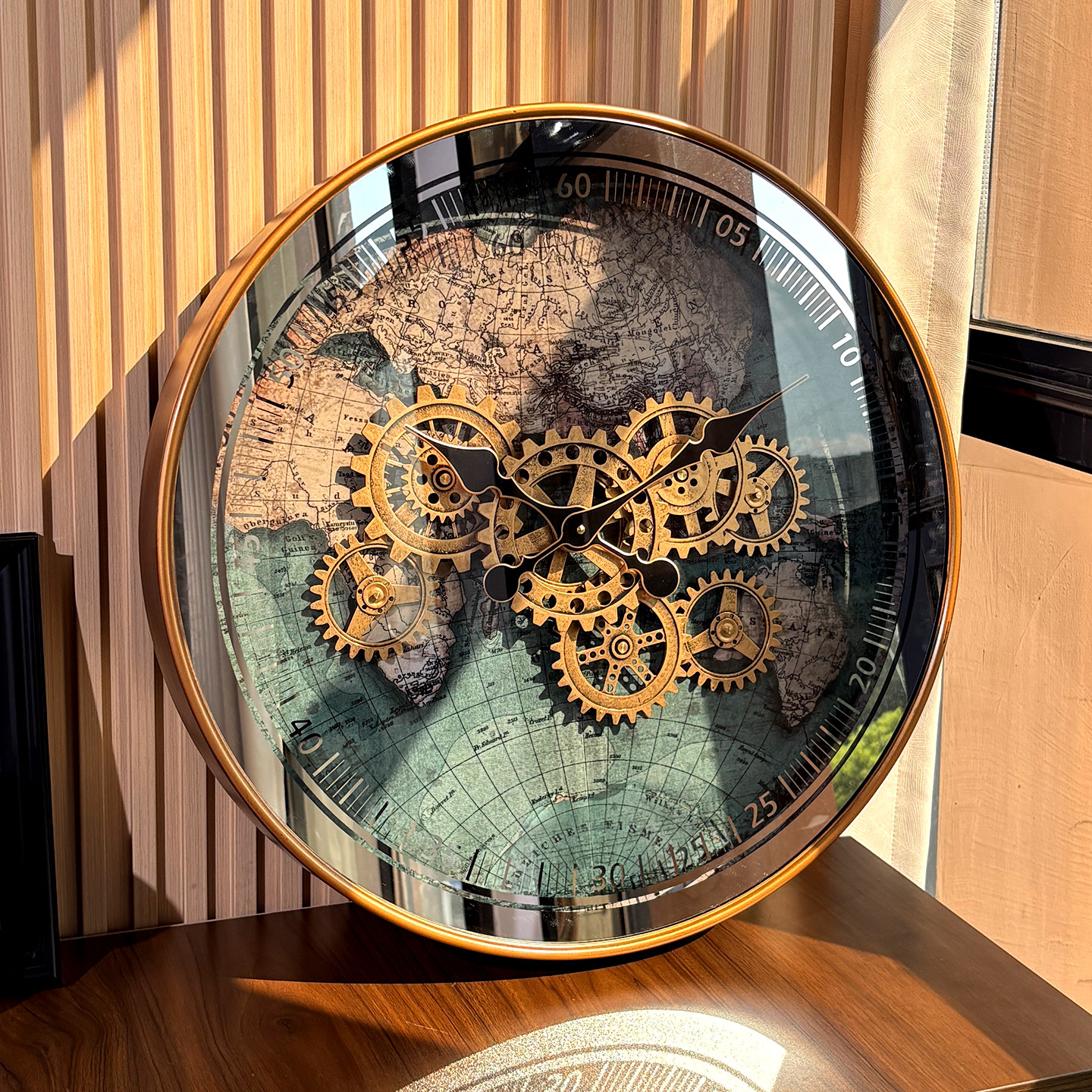 2025新款机芯静音准时，客厅挂钟