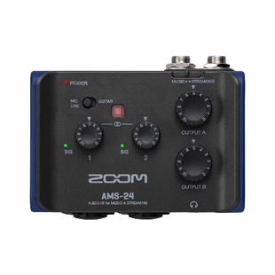 h22 Zoom C声卡 AMS 44音乐流媒体专用音频接口Type