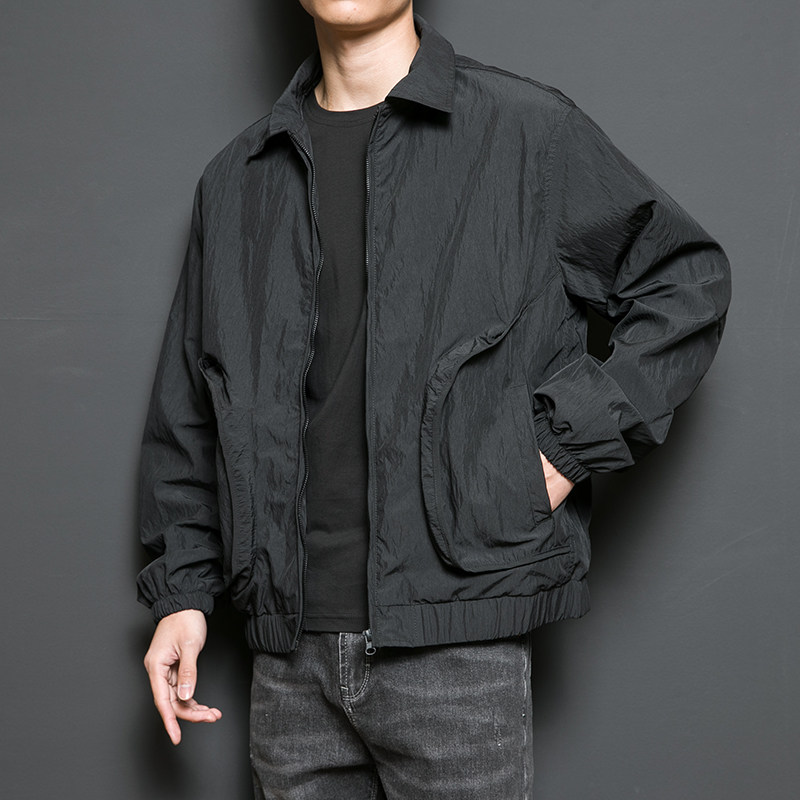 男装秋季新款日系翻领夹克男外套休闲外衣宽松221-6-720-P60,男装夹克,星座221-6