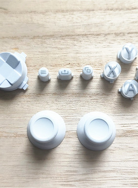 适用XBOX Series XSX手柄十字方向键ABXY白色摇杆帽蘑菇头菜单键