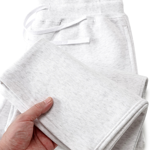 长款 360克重磅运动休闲裤 短款 男女春秋季 子 宽松直筒卫裤 两种长度