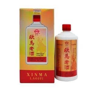 53度欣马老酒马场酒纯粮酒孤岛马场酒白酒批整箱六瓶包邮原产地