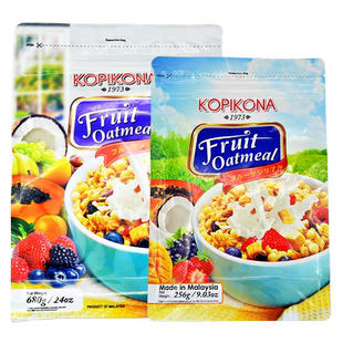 KOPIKONA可比可纳冲调水果麦片*2包组合装马来西亚进口即食燕麦片
