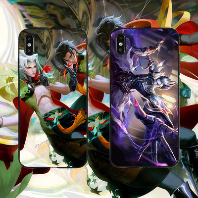 王者荣耀适用苹果iPhone华为OPPO小米VIVO黑鲨元歌云间偶戏手机壳