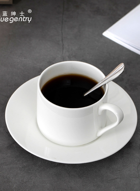 BLUE GENTRY 咖啡杯碟骨瓷咖啡杯定制礼品logo马克杯子陶瓷水杯