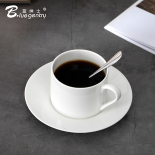 BLUE 咖啡杯碟骨瓷咖啡杯定制礼品logo马克杯子陶瓷水杯 GENTRY