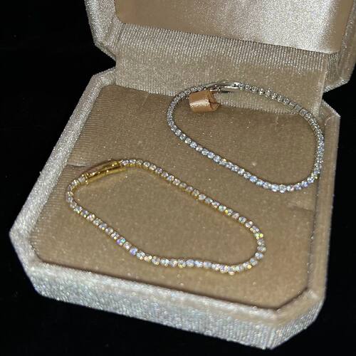 Classic Full of Rhinestones 18K Gold Plated Bracelets For