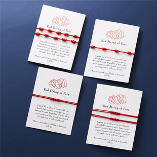 Knots Bracelet Fashion for String Handmade Red New Lucky