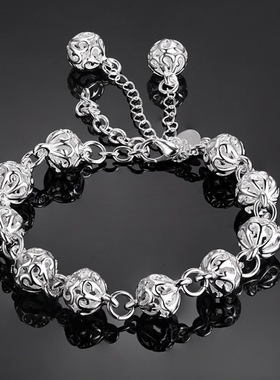 100% 925 Sterling silver Beautiful bracelets noble top