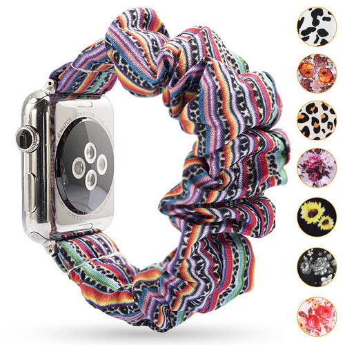 Scrunchie Elastic Band for Apple Watch 6 5 4 3 38mm bands 4