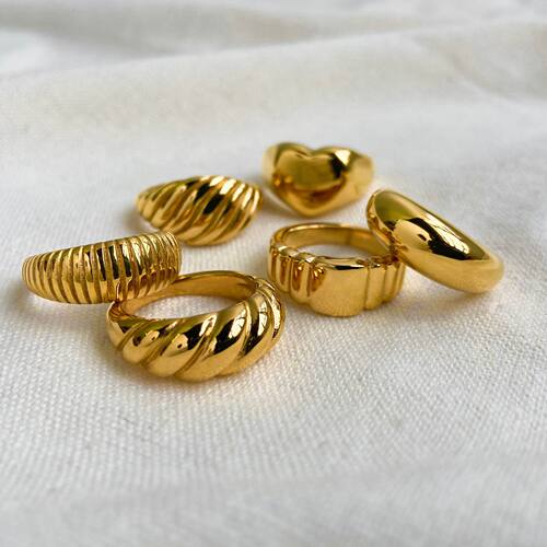 316L Stainless Steel Ring Anillo Ringen Anillos Mujer Women