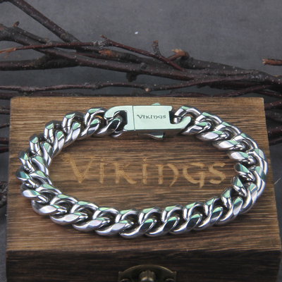 Never Fade Stainless Steel Vikings Bracelets For Men Blank