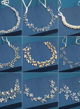 2020 Wedding Hair Accessories Crystal Pearl Headband tiara