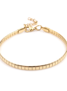 Fashion 304 Stainless Steel  Bracelets Gold Color Snake
