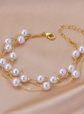 2022 New Luxury Pearl Bracelet for Women Fashion Classic