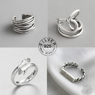 silver finger rings Real women sterling for vintage 925