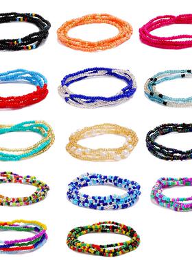 1pc Fashion Bohemian Style Waist Chain Creative Beads Decor