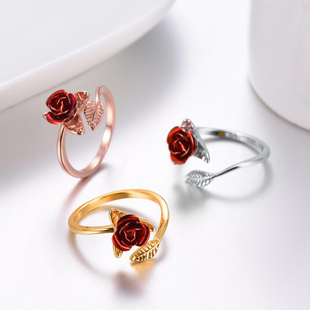 esizable Finger Rings For Women Valentine's Day Gift Jewelr
