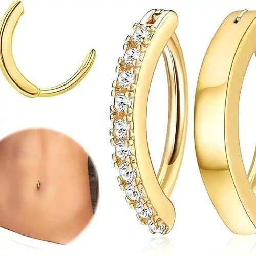 Titanium Navel Piercing Jewelry Septum Ring Belly Button