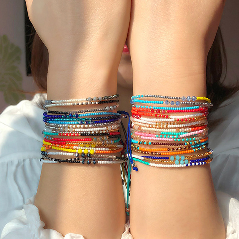 2024 Handmade Bohemian Friendship Bracelet Ethnic Colorful