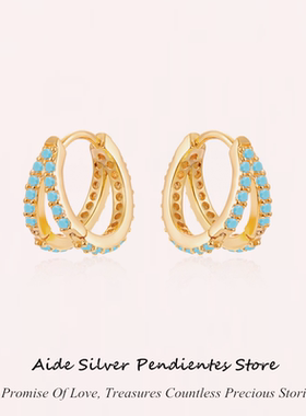 2023 Small Round Gold Hoops Earrings Jewelry Women Snake