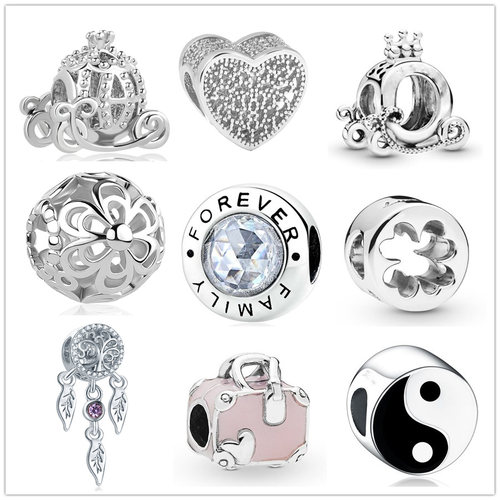 New original Round charm LENGYUE charm bead forever family