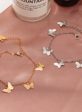 New Arrival Single Layer Butterfly Bracelet Simple Girls