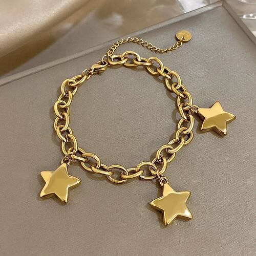 Fashion Stainless Steel Chunky Bracelets for Women Elegant