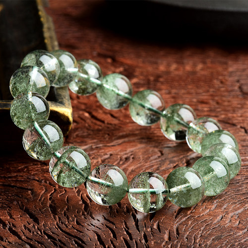 Natural High Quality Green Ghost Beads Women Bracelet