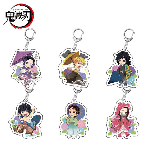 13 Styles Anime Demon Slayer Kimetsu No Yaiba Keychain Acry