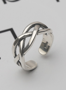 Korean version of the new S925 sterling silver ring fashion