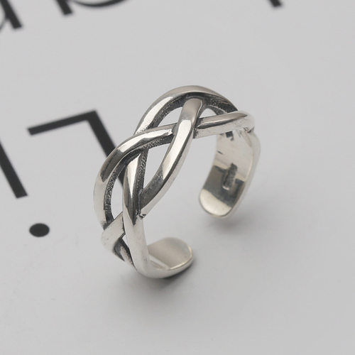 Korean version of the new S925 sterling silver ring fashion