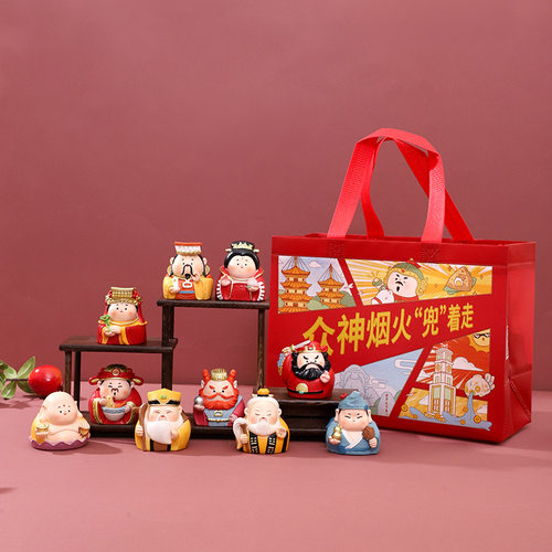 中式财神喜庆礼品袋学