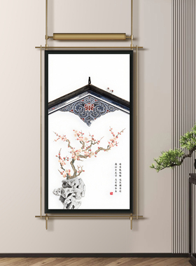 新中式水墨画壁挂轻奢典雅上档次