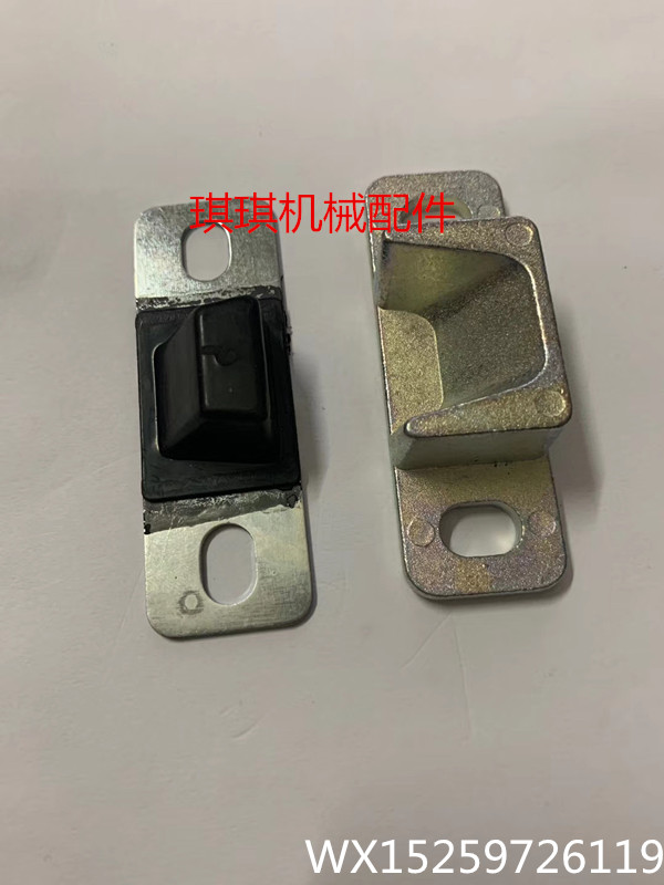 小松挖掘机PC200/220/240/360-7-8边门限位组合块 边门防撞胶配件