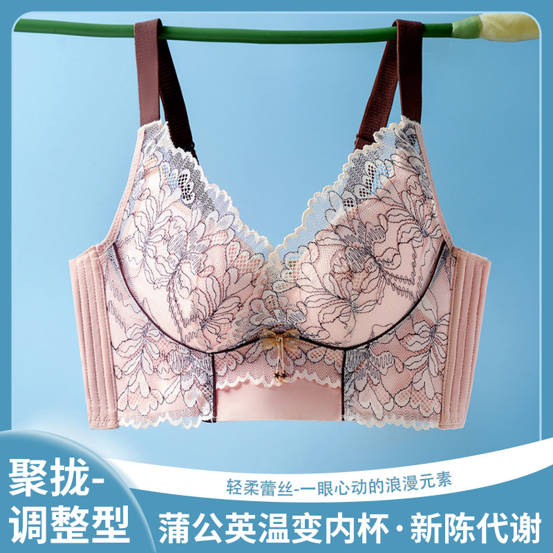 都市内衣丽人小胸聚拢收副乳防下垂调整型胸罩无钢圈女士文胸爆款