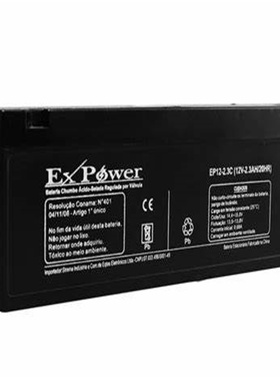 EXPOWER蓄电池 EP12-2.3C 12V2.3AH/20HR 免维护可充电铅酸电池