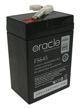 racle FS645 6VOLT4.5AH免维护可充电铅酸蓄电池