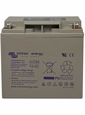 victron energy蓄电池 AGM12-22 12V-22AH 免维护铅酸电池