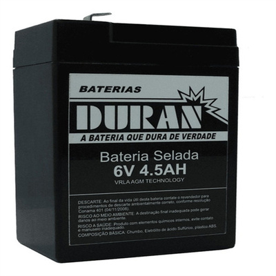 DURANBATTERIAS6V4.5AH免维护